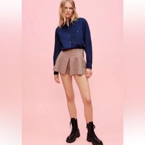 Maje Cotton poplin and pearl shirt NwT